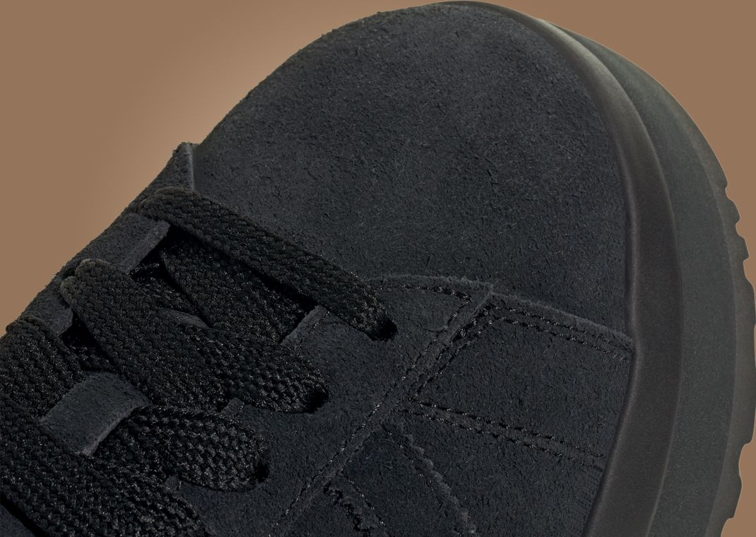 adidas Campus 00s Winter Low Triple Black (W) - Toe Detail