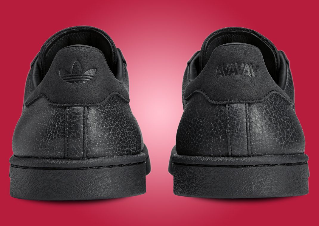 AVAVAV x adidas Modified Superstar Core Black (W) Heel
