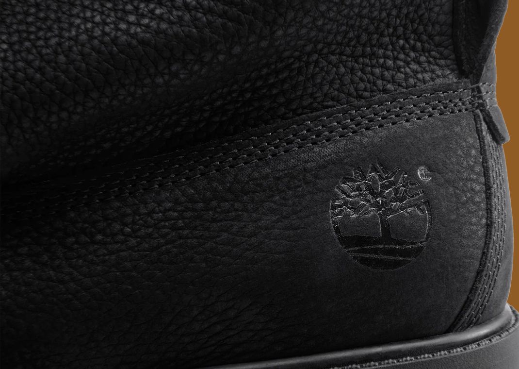Telfar x Timberland Pull On Boot Mid Black - Heel Detail