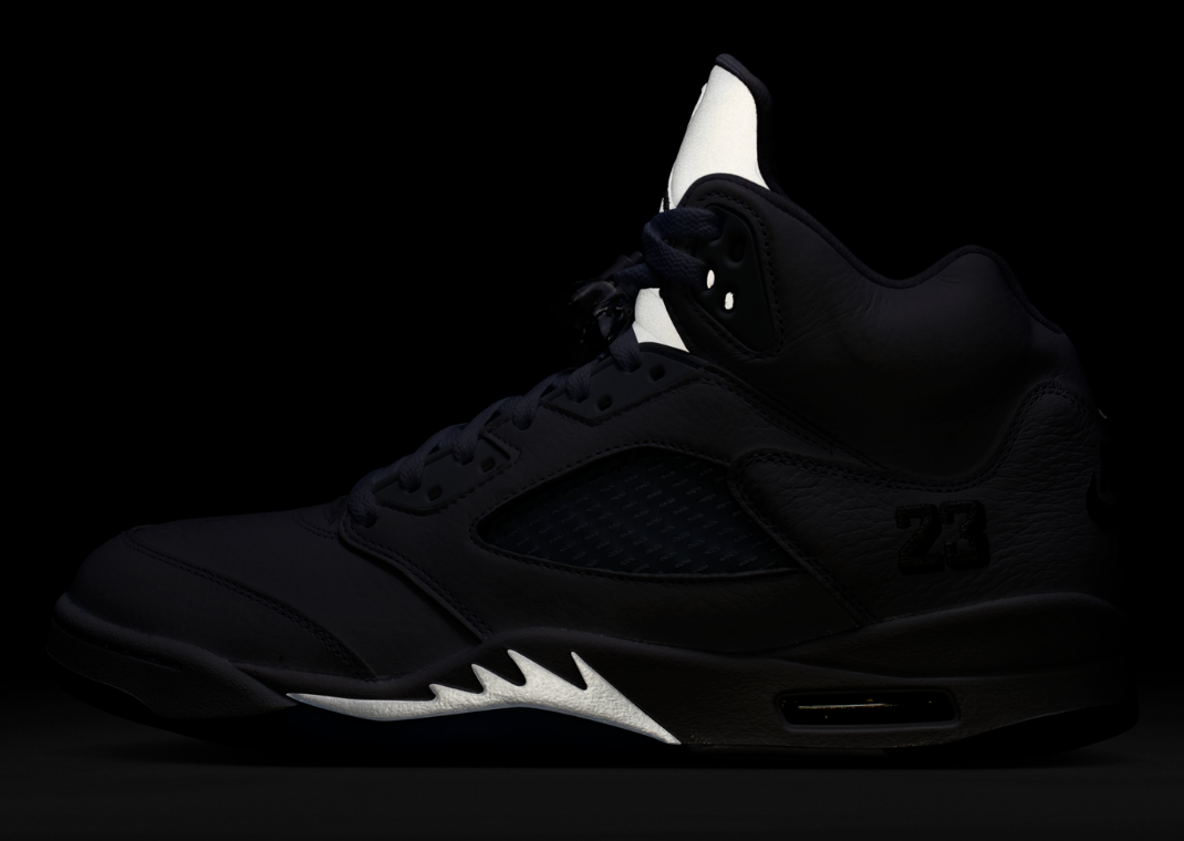 Air Jordan 5 Retro White Metallic - Reflective