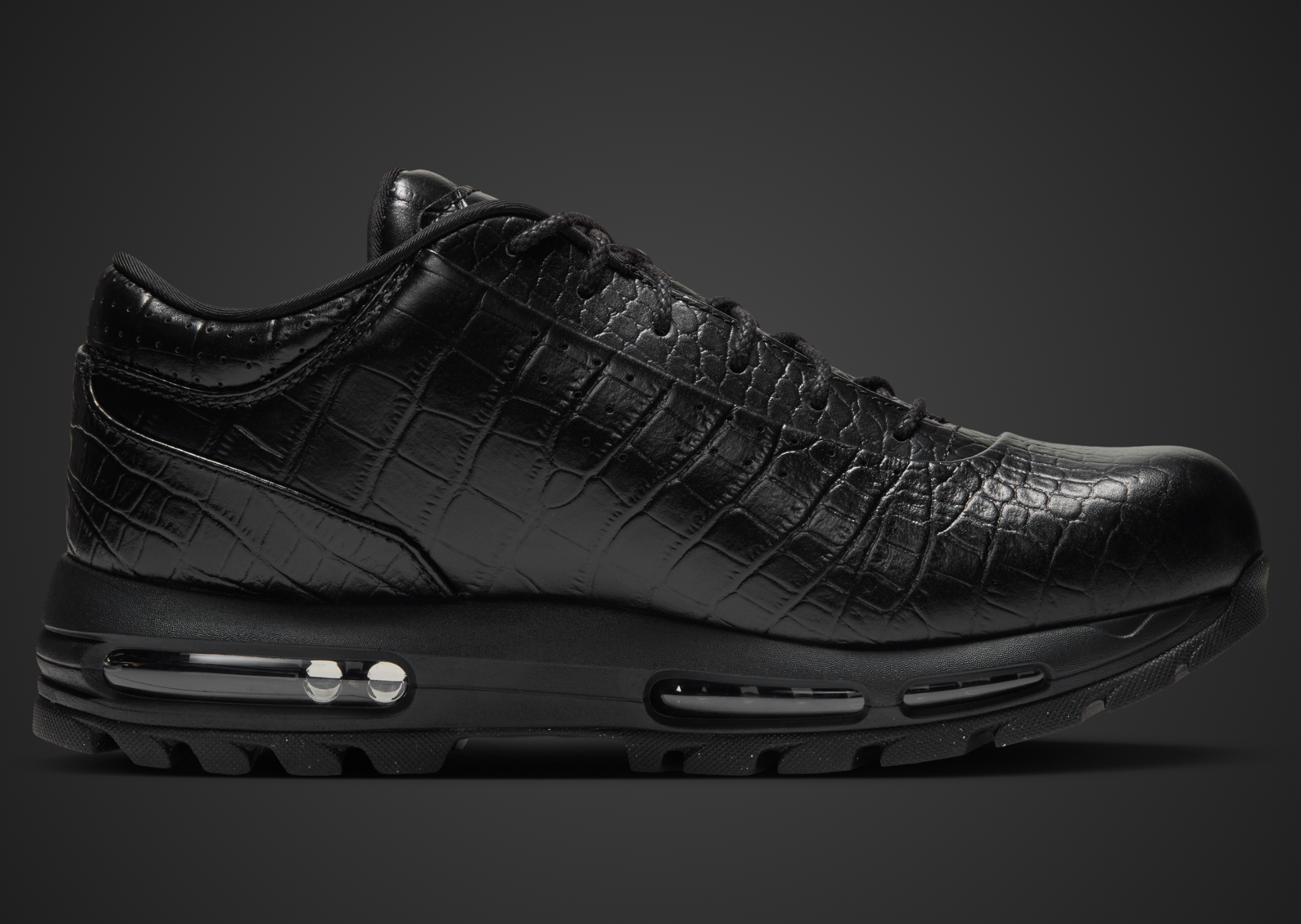 Nike Air Max Goadome Low Croc Black Medial