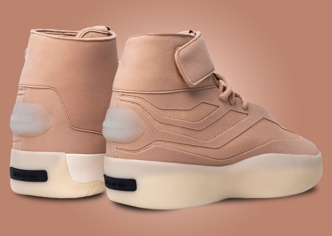 adidas Fear of God Athletics Basketball 2 Hi Ash Pearl Heel