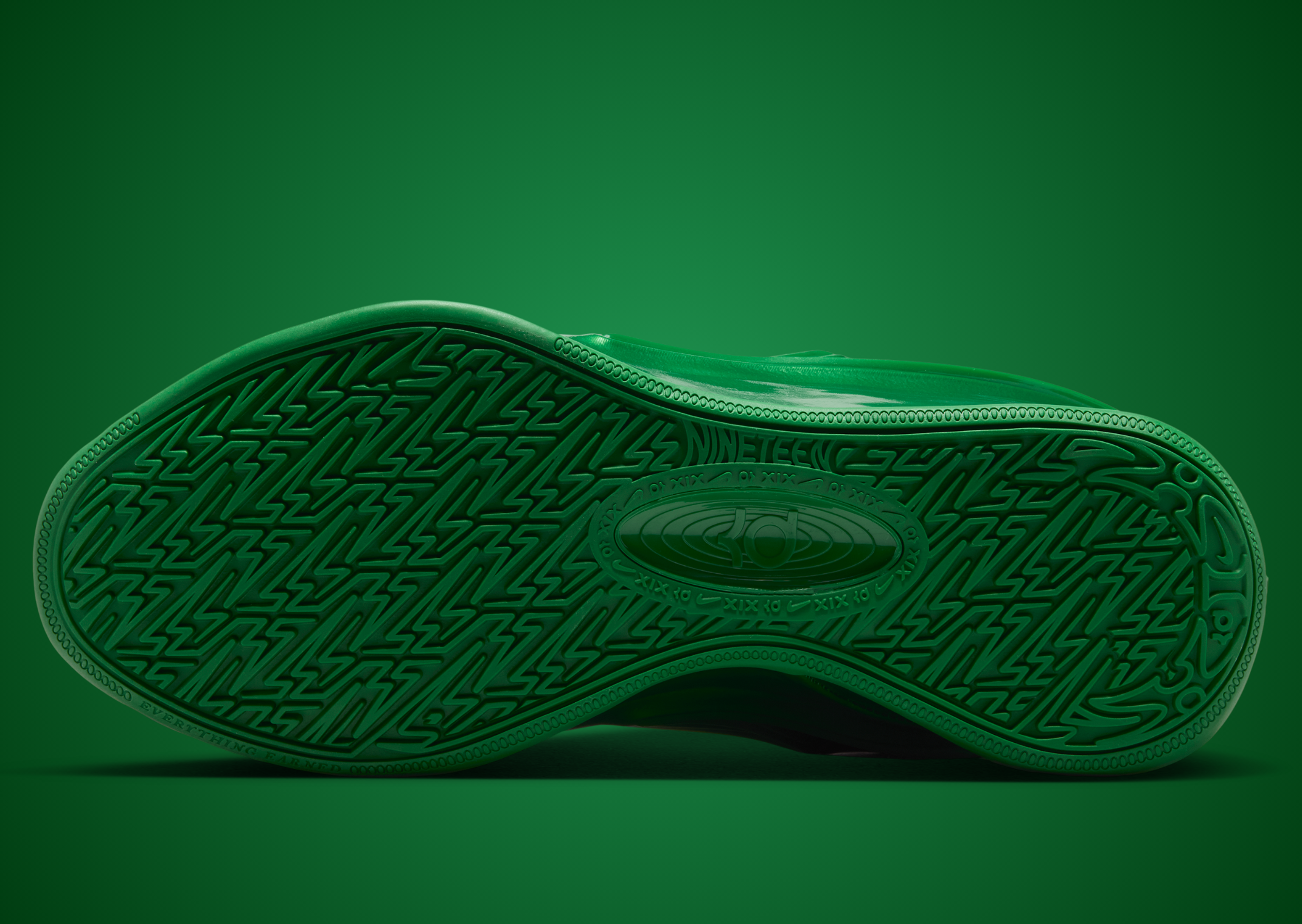 Nike KD 19 Gorge Green - Bottom