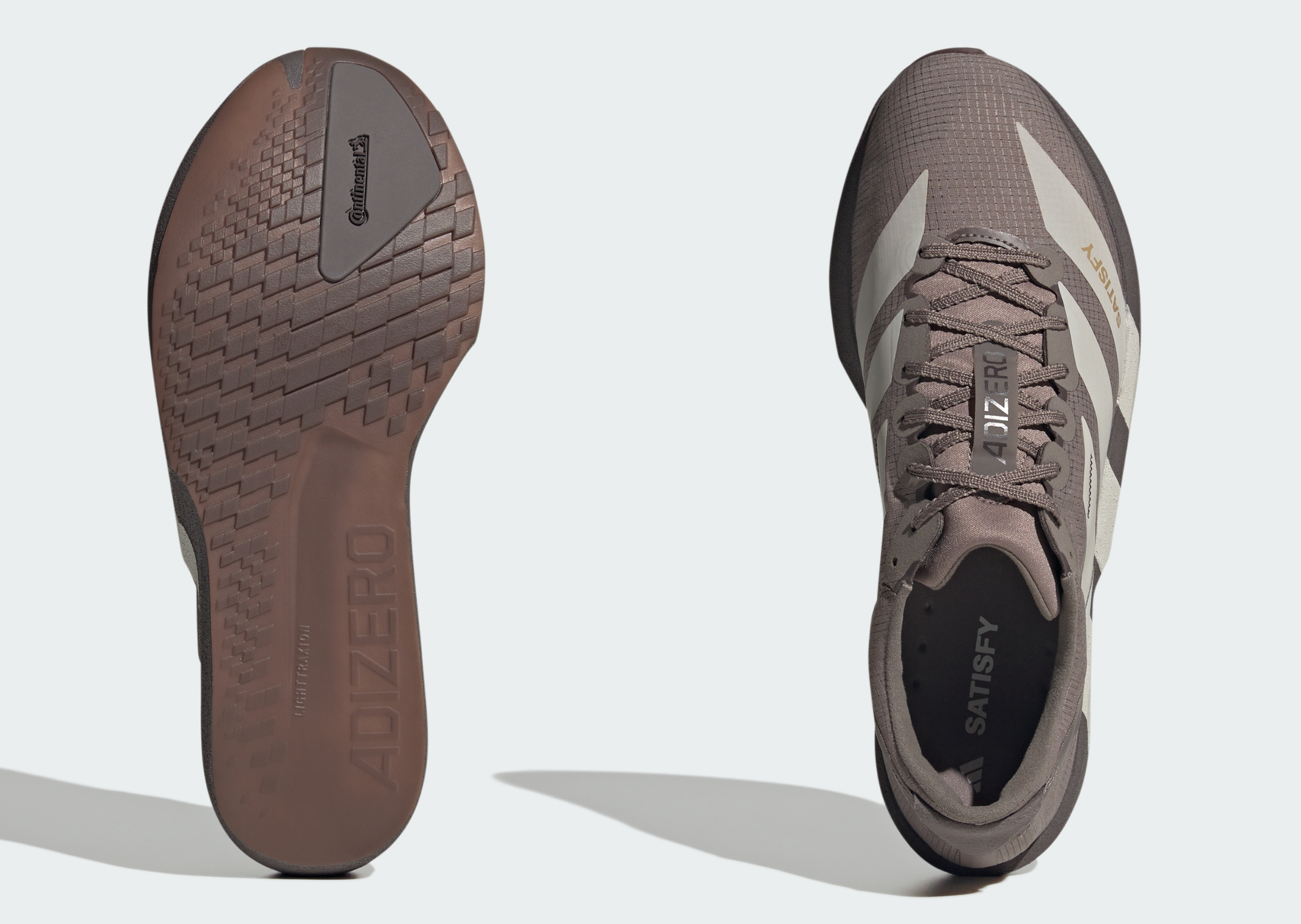 Satisfy x adidas Adizero Adios 9 Brown - Pair