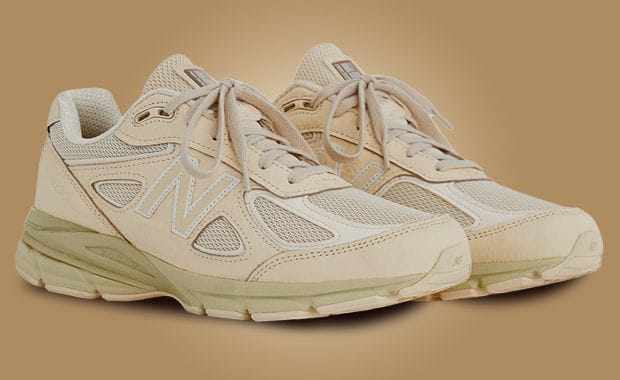 The New Balance 990v4 Made in USA Macadamia Nut Releases October 2024