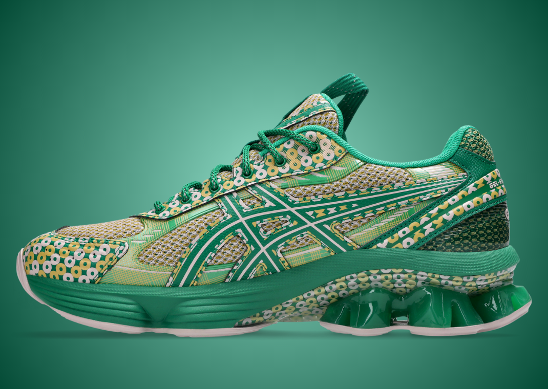 Kiko Kostadinov x Asics US7-S Gel-Kinetic Fluent Green - Medial