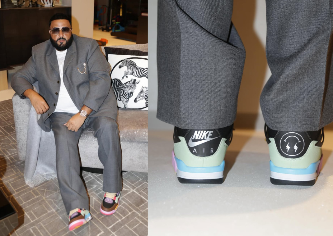 DJ Khaled Wears J. Balvin's Air Jordan 4