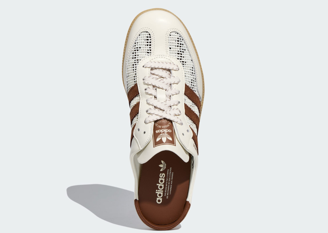 adidas Samba Mule Off White Preloved Brown - Top