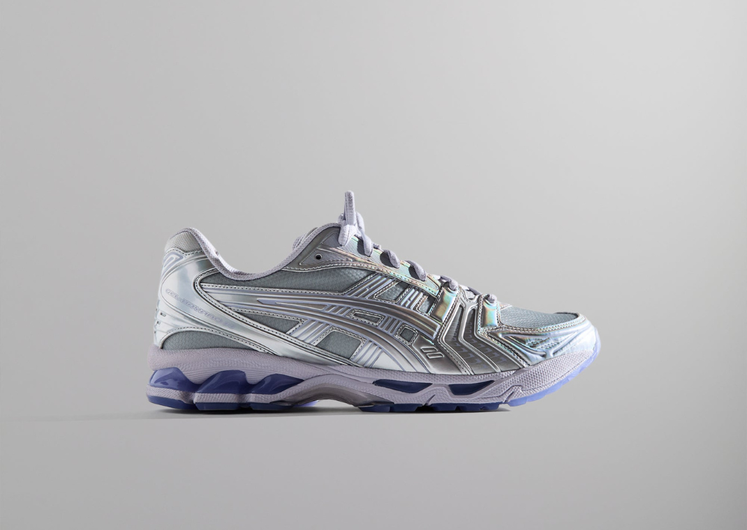 Kith x Marvel Super Villains x Asics Gel-Kayano 14 Silver Surfer Lateral