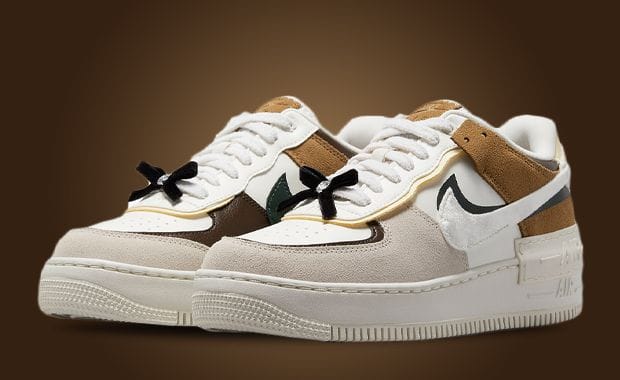 Deconstructed Decadence Decorates The Nike Air Force 1 Shadow Black Bow