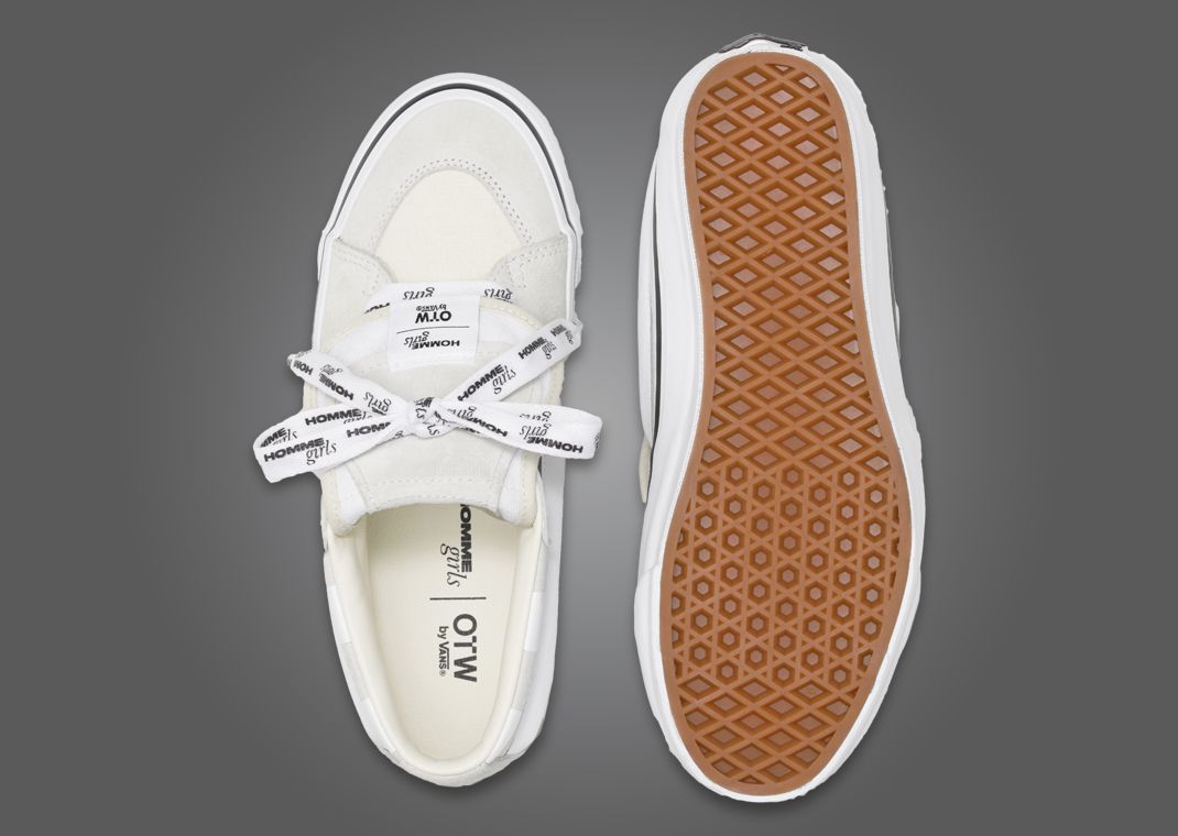 HommeGirls x Vans OTW Sk8-Mid 83 White Top and Outsole