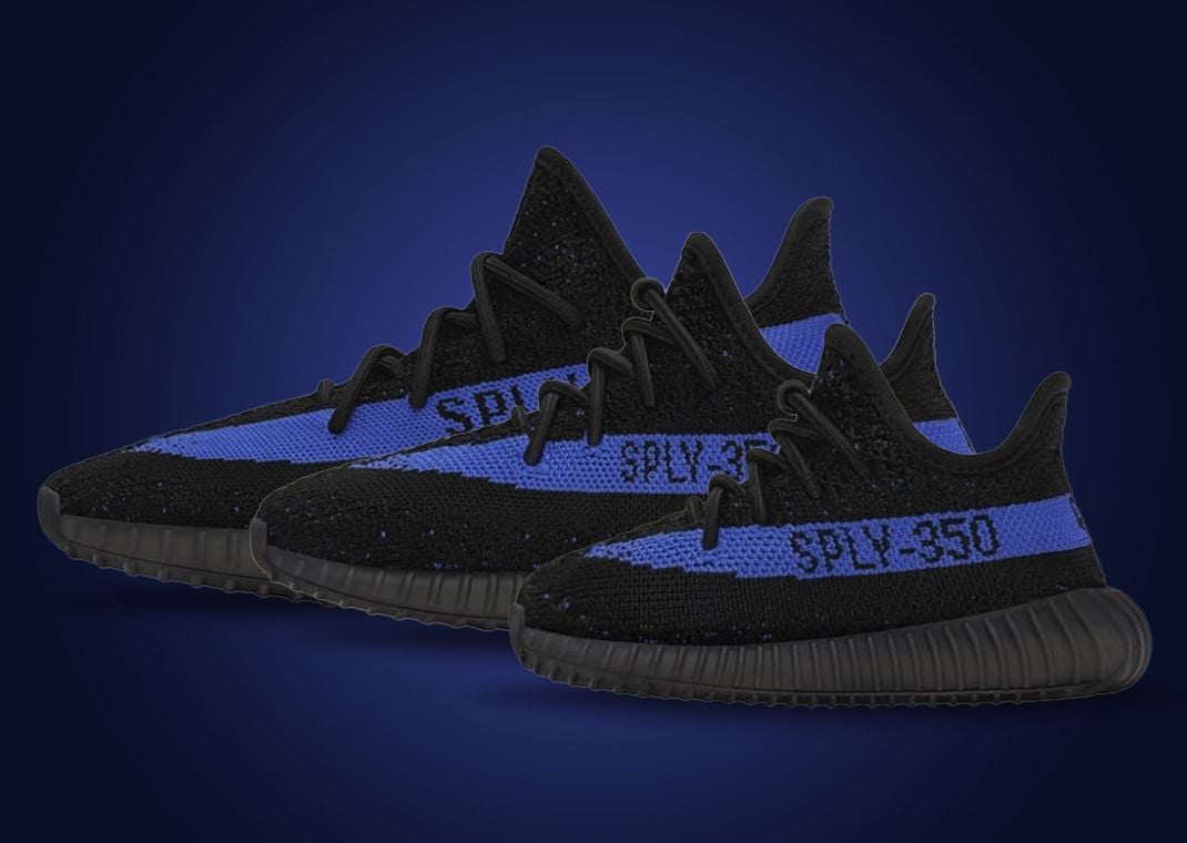 adidas Yeezy Boost 350 V2 "Dazzling Blue" full-family size run