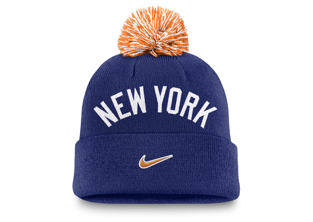 New York Yankees Peak Men's Nike MLB Cuffed Pom Beanie