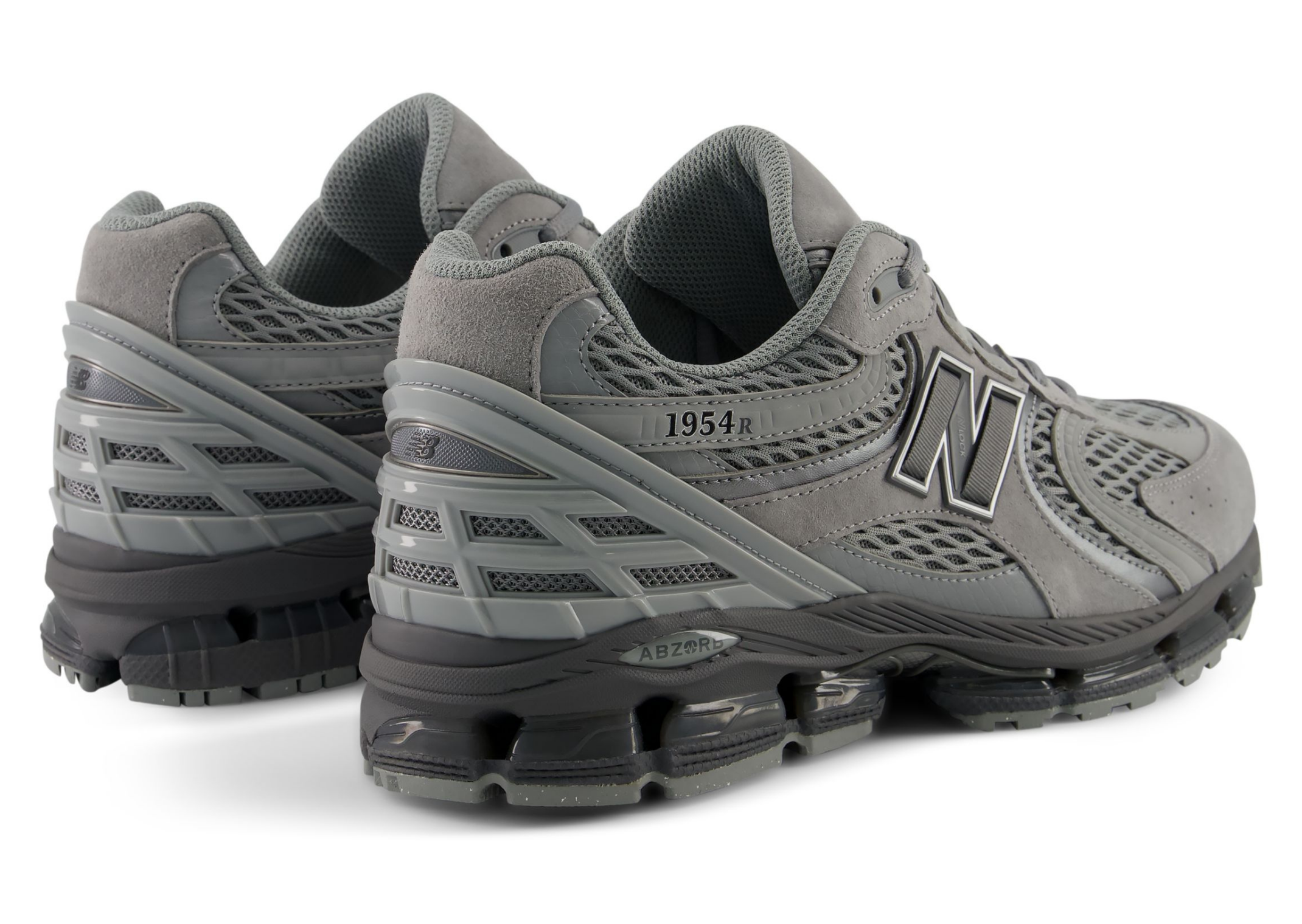 New Balance 1954 Slate Grey - Heel Angle