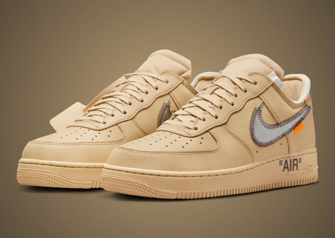 Upcoming Virgil Abloh x Nike Air Force 1 Low Sesame