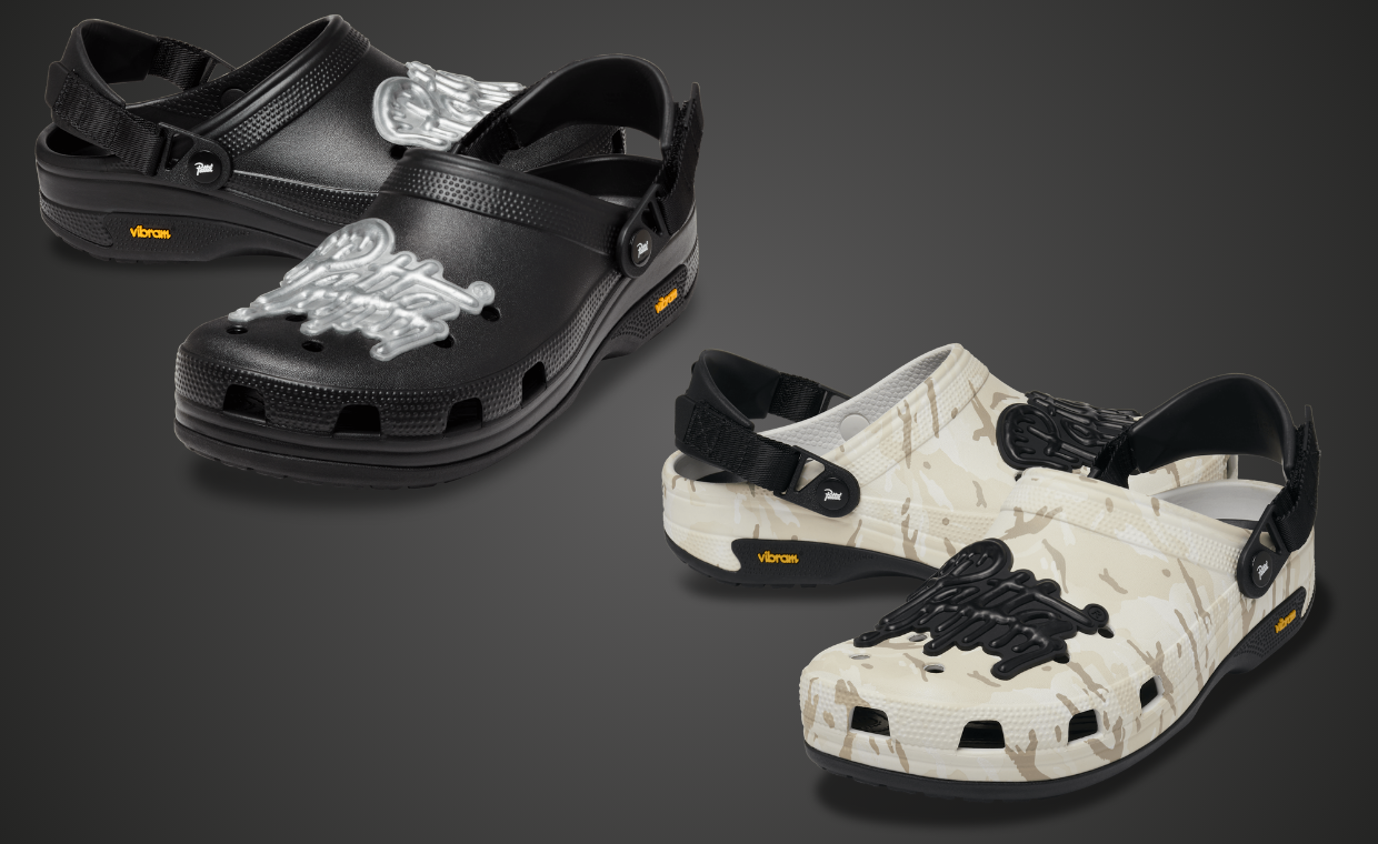 Patta’s Crocs Classic Clog EXP Pack Adds a Black Pair to a Vibram-Soled Collection