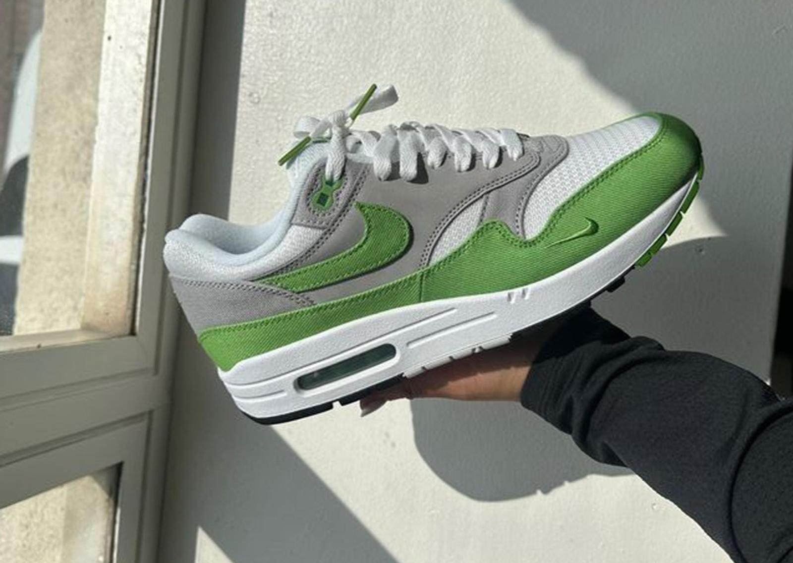 Patta x Nike Air Max 1 Chlorophyll 20th Anniversary In-hand