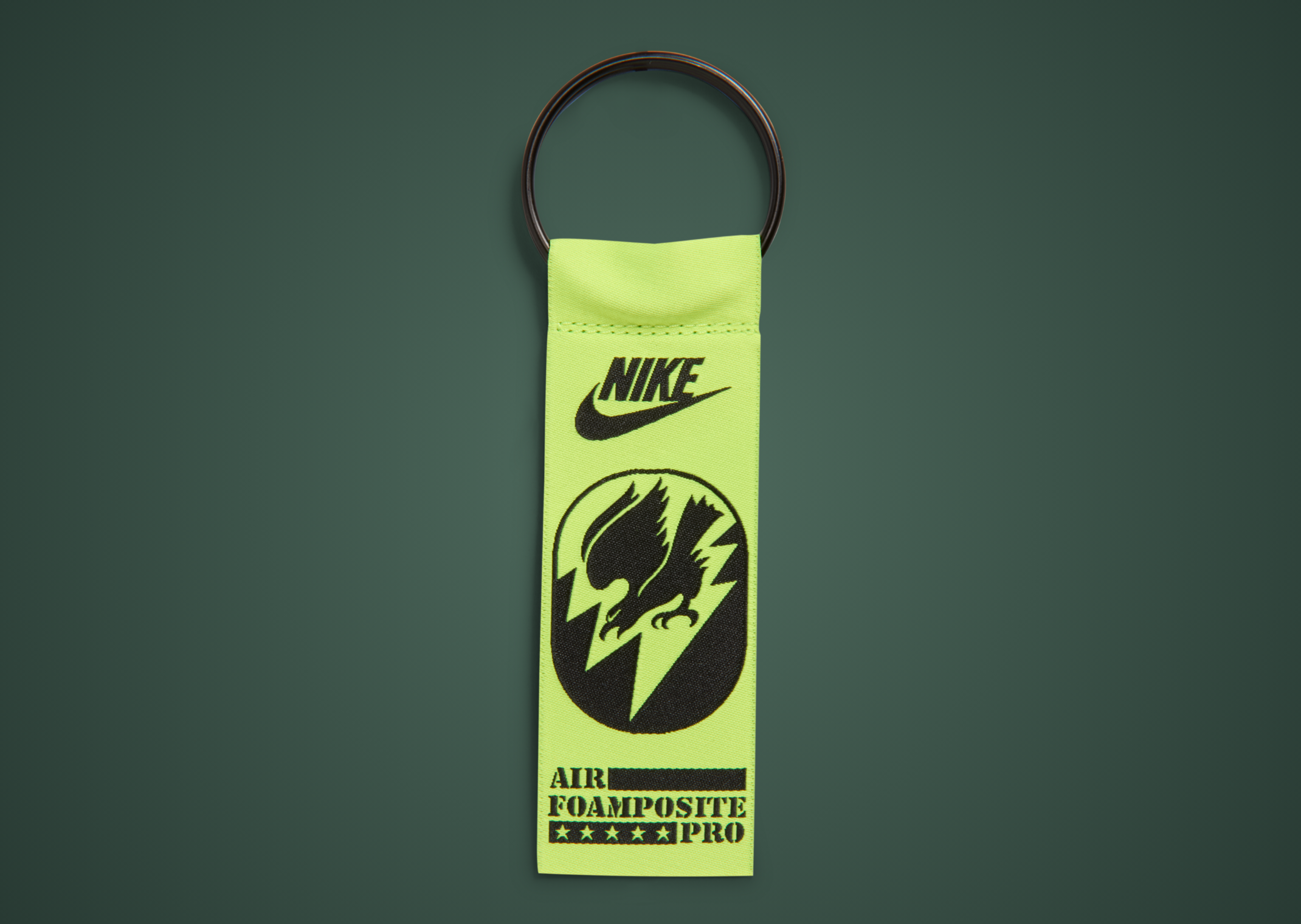 Nike Air Foamposite Pro Camo hang tag