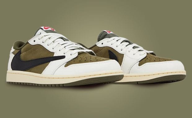 Travis Scott's Air Jordan 1 Retro Low OG Olive Alternate Releases September 2024
