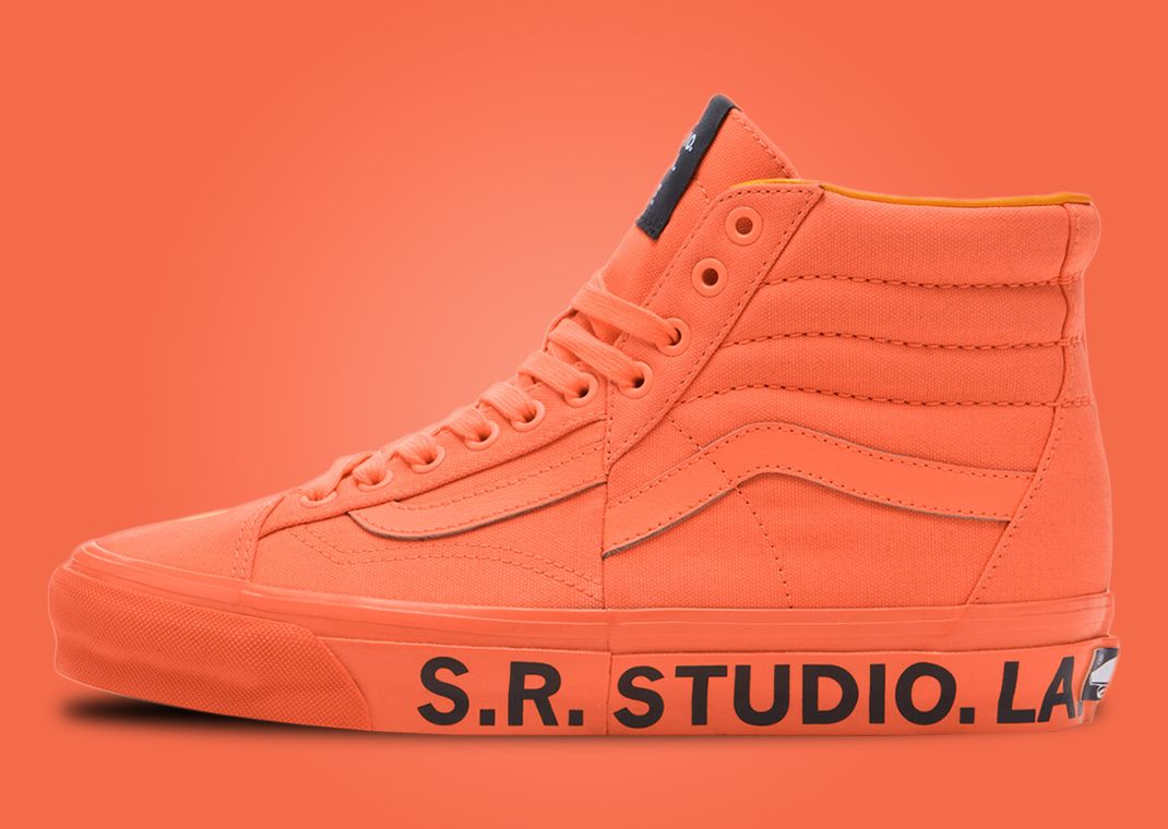 S.R. STUDIO. LA. CA. x Vans OTW Clash The Wall Orange Lateral