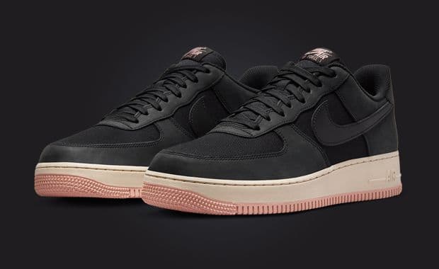 Nike Air Force 1 Low LX Black Red Stardust