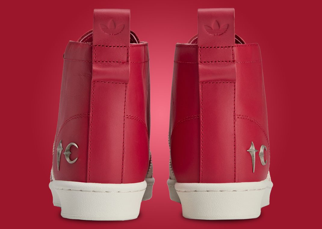 Thug Club x adidas Superstar Boots Red Heel