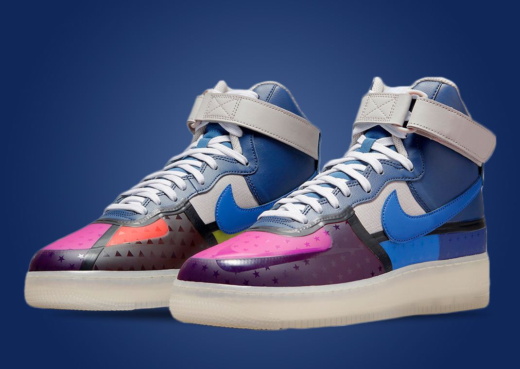 Nike Air Force 1 High "Thunder Blue Pink Prime"