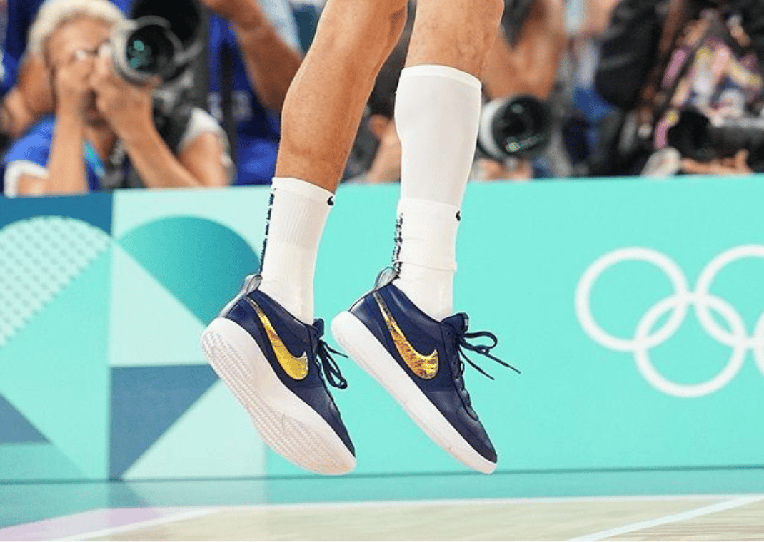 Devin Booker's Nike Book 1 Gold Medal PE