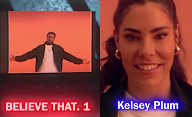Kelsey Plum Stars in Anthony Edwards’ New adidas Believe That 1 Ad
