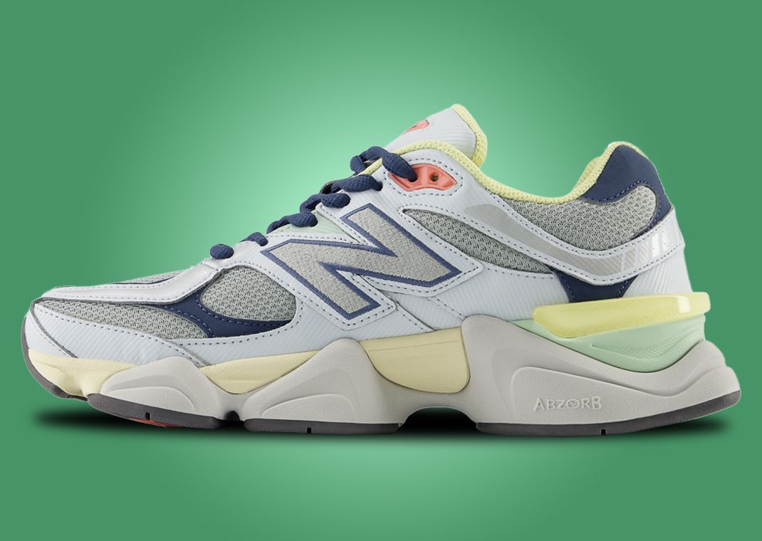 New Balance 9060 Light Grey Medial
