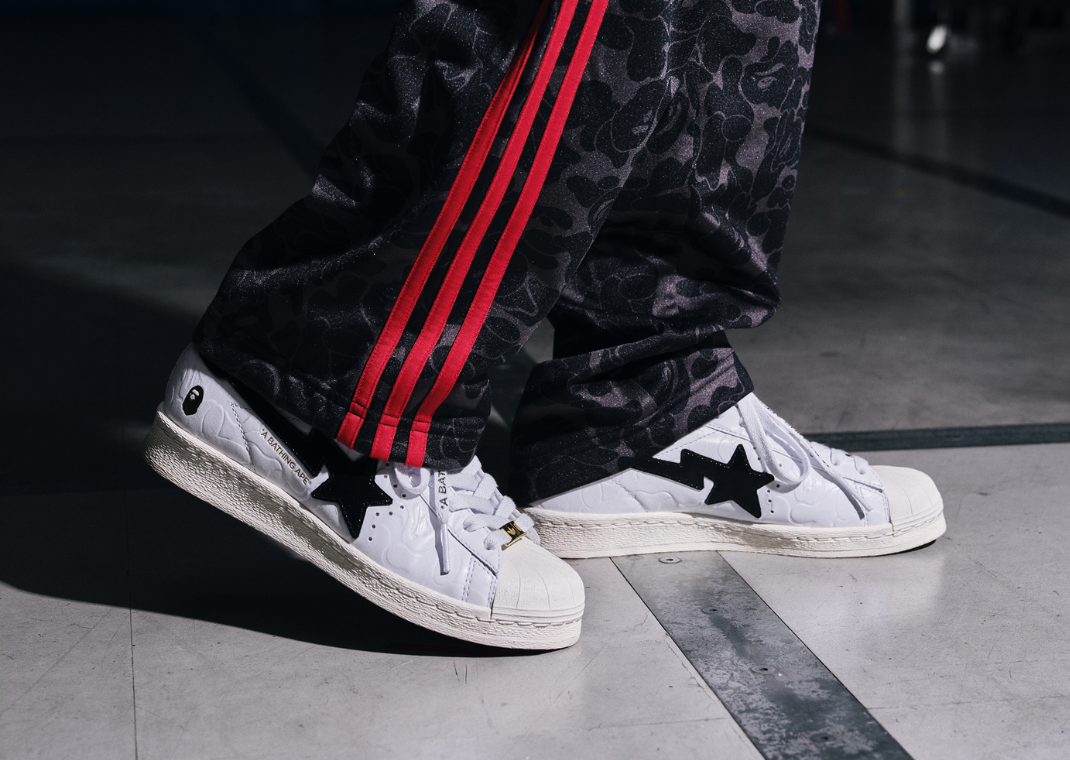 BAPE x adidas Superstar White