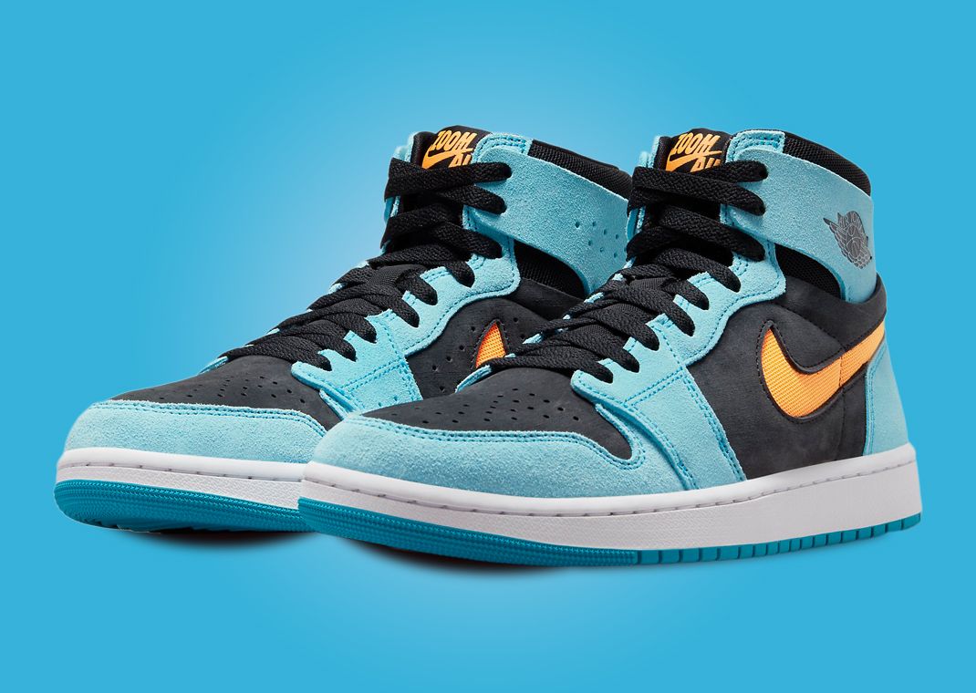 Air Jordan 1 High Zoom CMFT 2 Bleached Aqua Bright Citrus