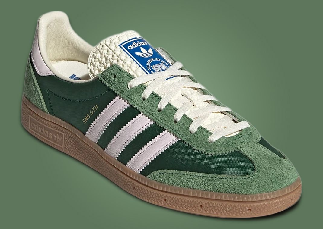SNS x adidas GTII Handball Olive Angle