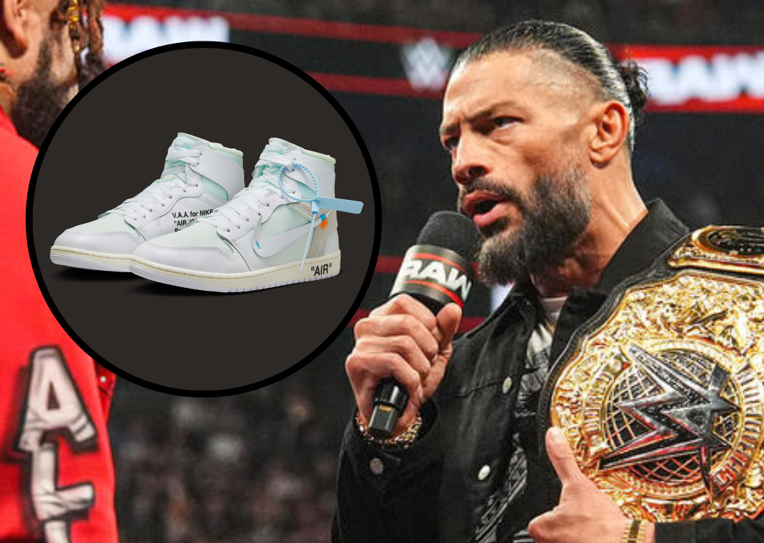 Roman Reigns Wears V.A.A. x Air Jordan 1 High