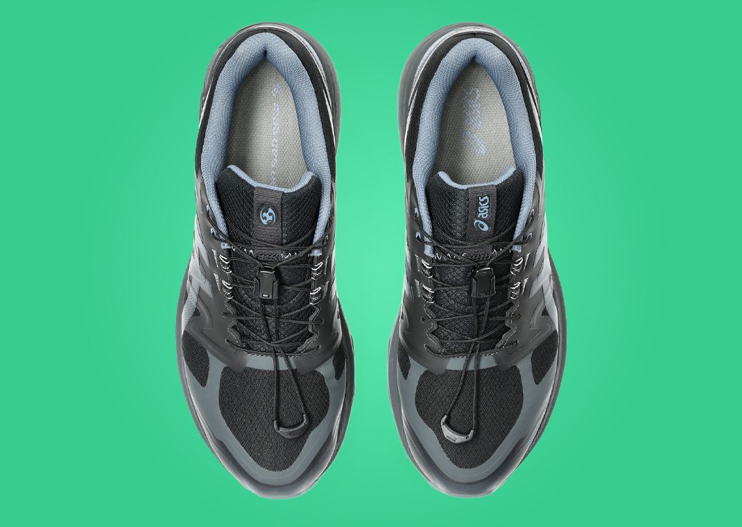 San San Gear x Asics Gel-Terrain Black Grey Violet Top