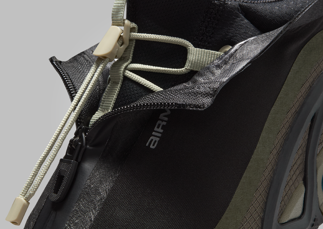 Nike Air Max DN Roam Black Cargo Khaki - Tongue Detail