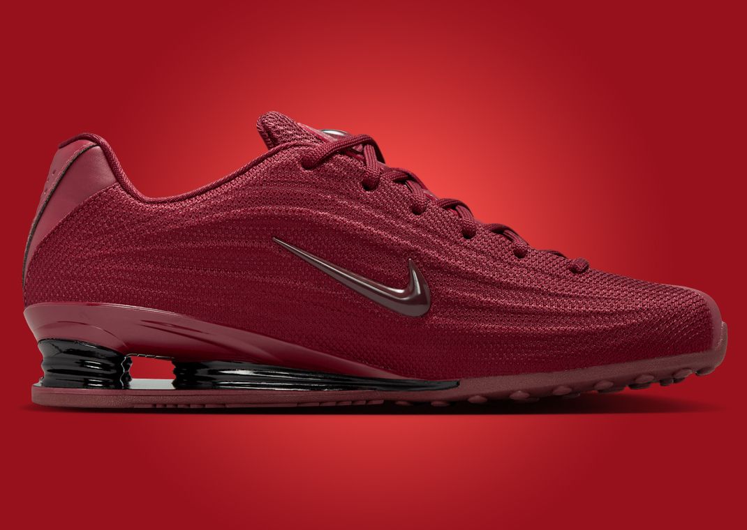 Nike Shox Z Dark Team Red Medial