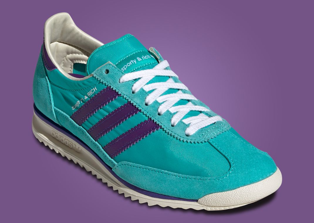 Sporty & Rich x adidas SL72 Teal Purple