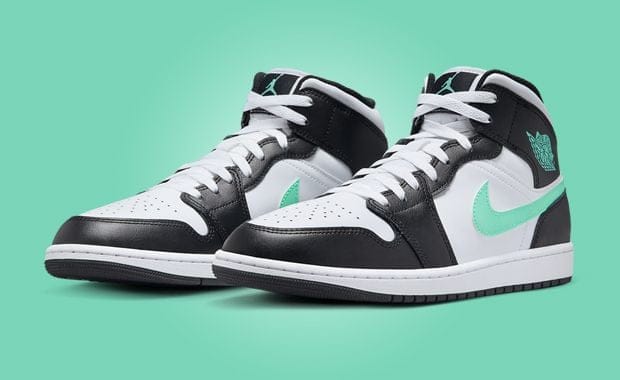 The Air Jordan 1 Mid Green Glow Releases April 2024