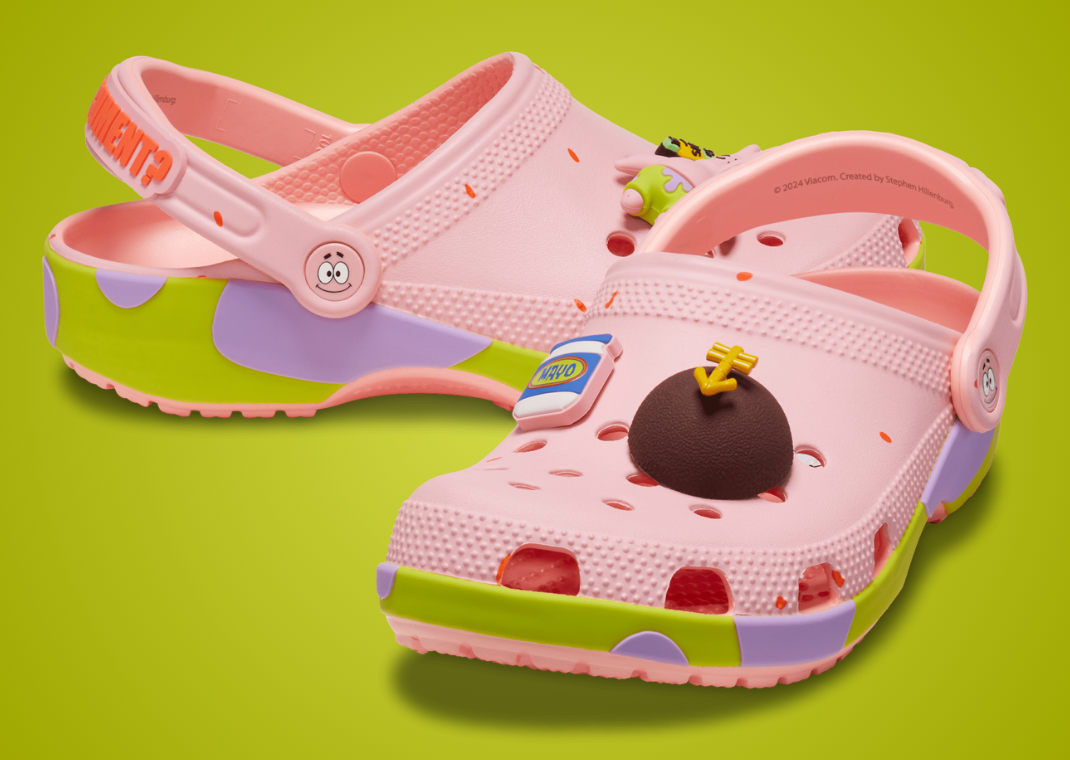 SpongeBob x Crocs Classic Clog - Patrick Star - Angle