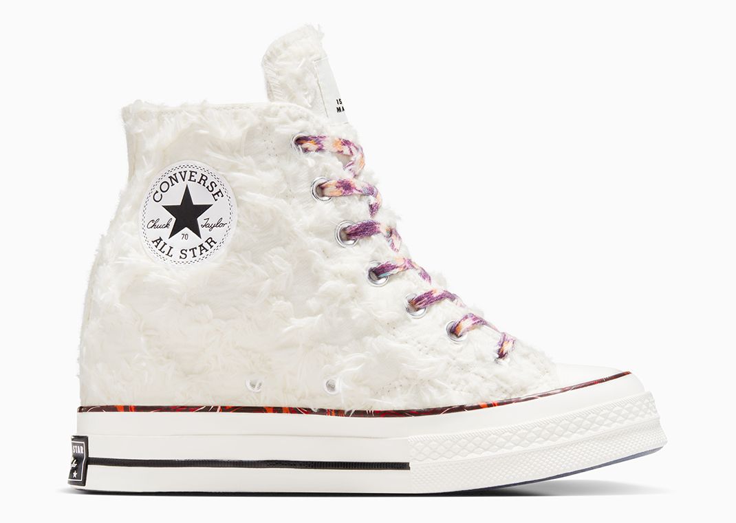 Isabel Marant x Converse Chuck 70 Internal Wedge Vanilla White Lateral