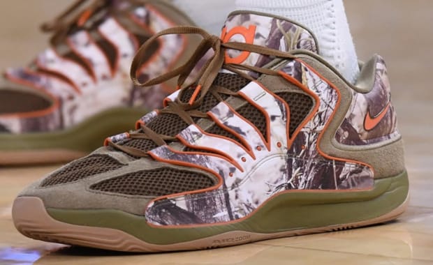 Chet Holmgren Debuts his Camo-Covered Nike KD 18 PE