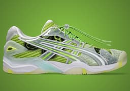 Little Tokyo Table Tennis x Asics Gel-Resolution 5 Parrot Green - Lateral