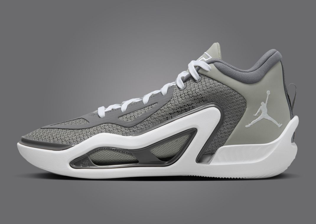Jordan Tatum 1 Cool Grey Lateral