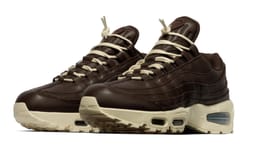 The Latest Big Bubble Nike Air Max 95 is Draped in Luxurious Brown Leather
