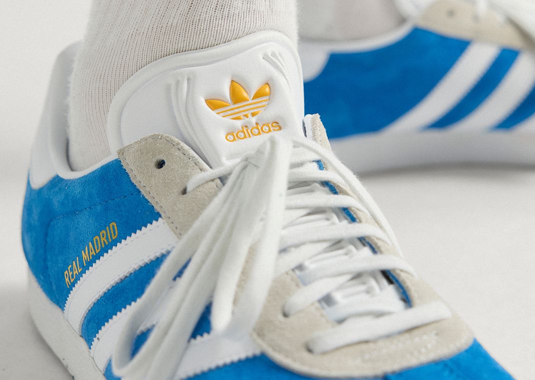 Real Madrid x adidas Gazelle Third Kit On FOot