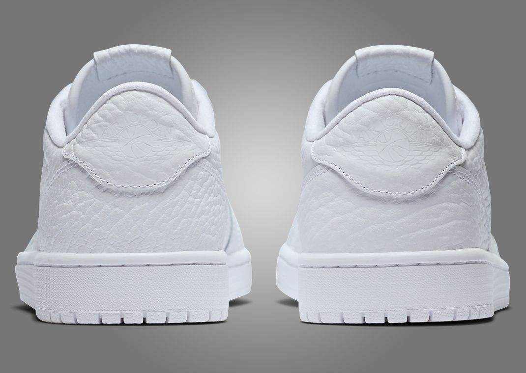 Air Jordan 1 Retro Low NS Triple White Heel
