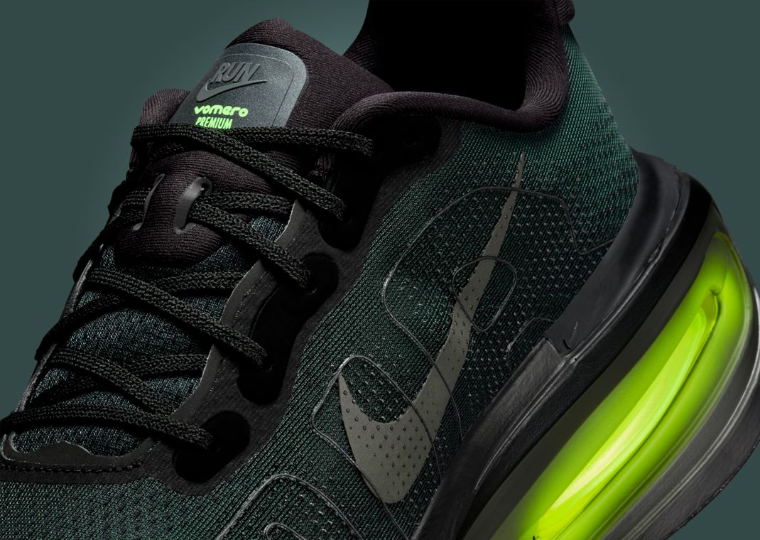 Stack in Black: Nike Vomero Premium Glows in Black Neon