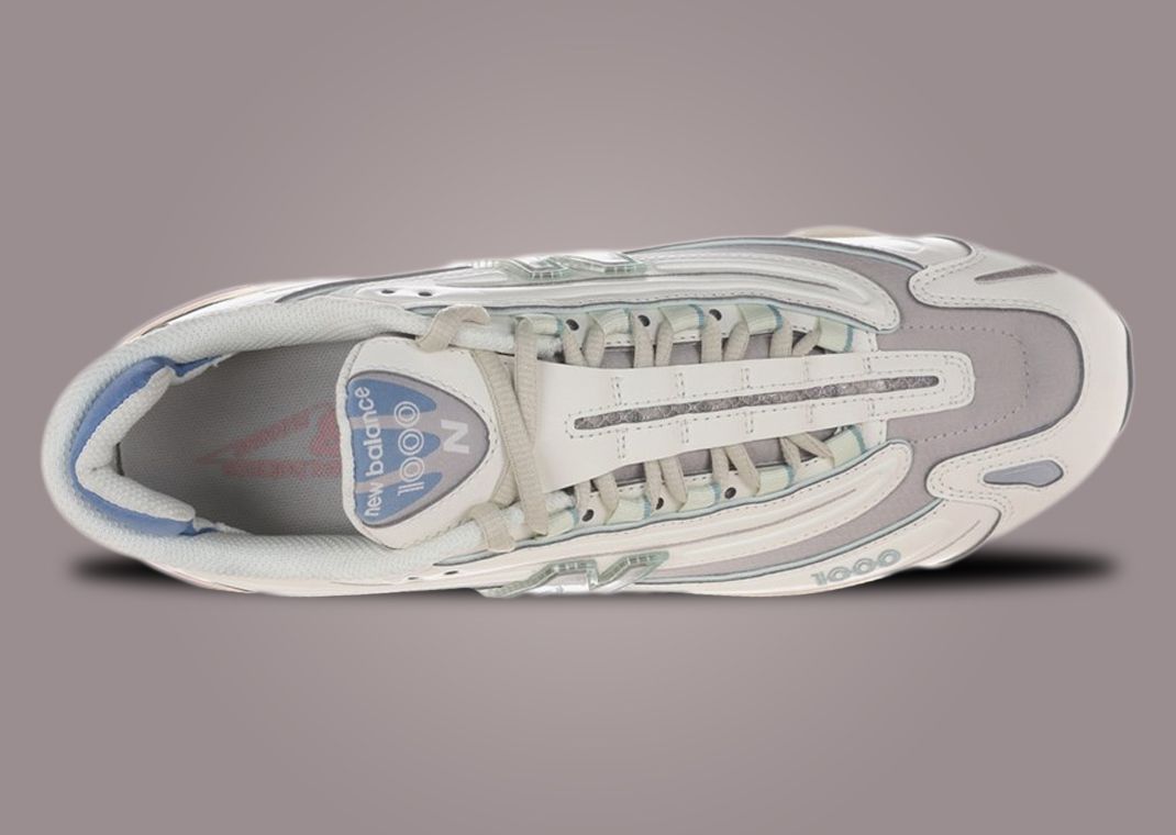 New Balance 1000 White Grey Cream Top