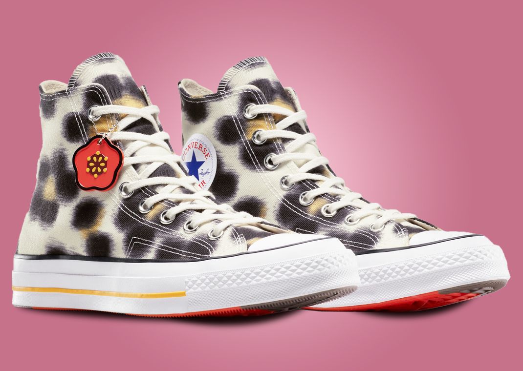 Kenzo x Converse Chuck Taylor Hana Leopard Sweet Corn Angle